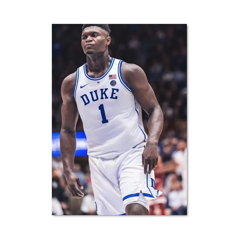 Poster Zion de williamson – affiche Basketball